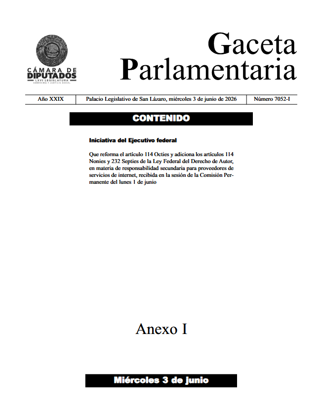 j_olar's tweet photo. Quien no le echa ganas para defender lo indefendible son los bots, entiendo que pagan poco para mucho trabajo, pero aquí está: 

Imagen 1: Captura de la Gaceta del 03-06-2026
Imagen 2: Portada de la Gaceta Parlamentaria de esa misma fecha Anexo I 
Imagen 3: Oficio de la Secretaria de Gobernación remitiendo la Iniciativa 
Imagen 4: Primera página de la Iniciativa 

URL: https://t.co/NtykjCrAHE

Quien no sepa buscar iniciativas con gusto le enseño, siempre y cuando no lleguen como @chrix2