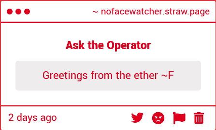_nofacewatcher's tweet photo. Greetings from hell, he supposes. https://t.co/PvHaUI7njO