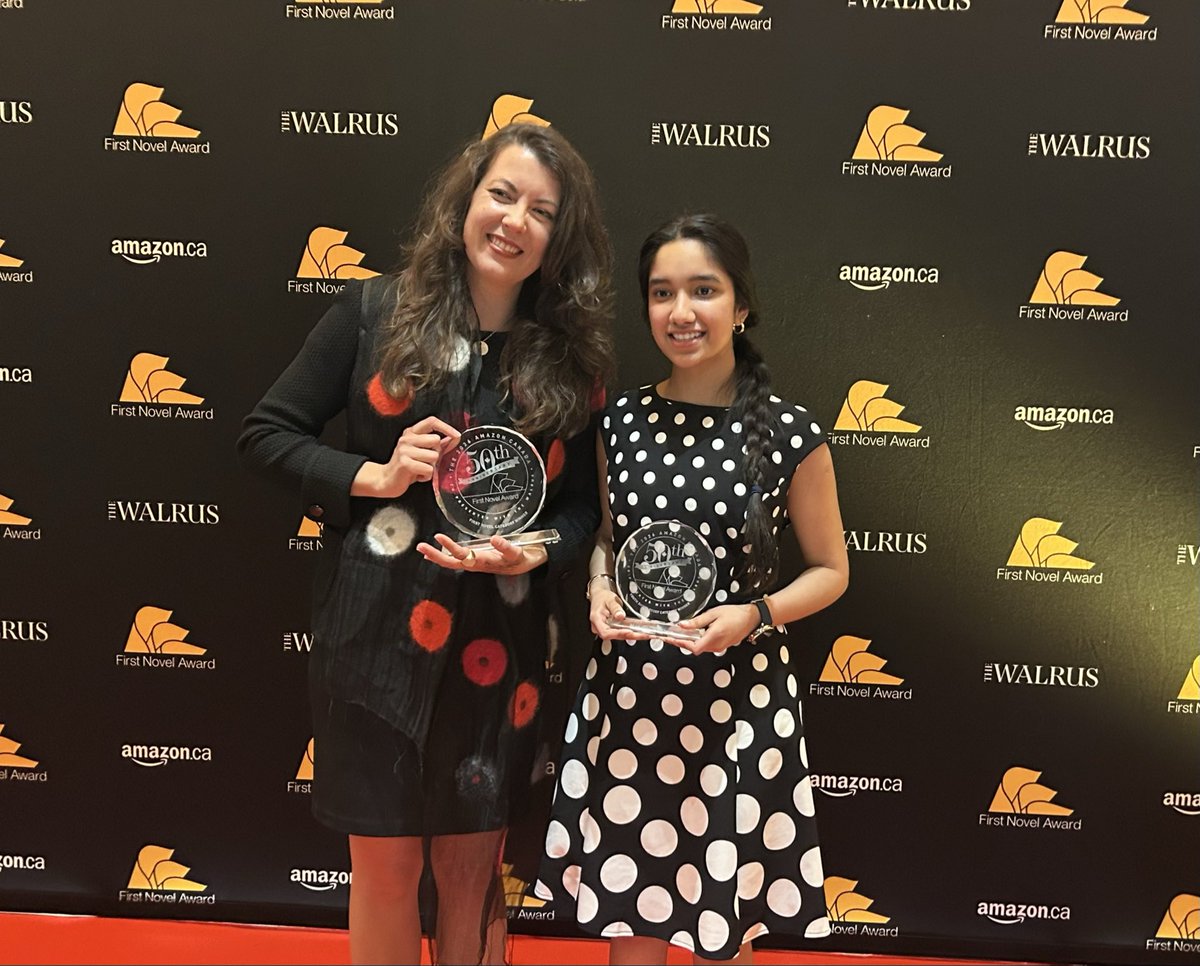 thewalrus's tweet photo. Maria Reva and Nandini Parihar celebrate their wins as the 2026 First Novel Award and Youth Short Story category winners. Learn more about both authors at https://t.co/qvPvh6Unjc #AmazonFNA50 https://t.co/0WHOtm9CYb