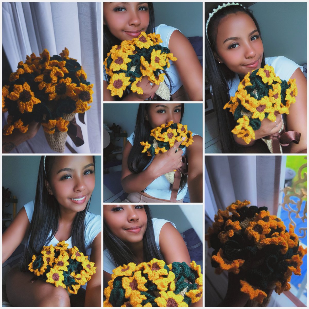 AngiieeViafara_'s tweet photo. - hizo que me tejieran un ramo de girasoles. 🥹🥰🌻 https://t.co/jgvIaK5sFT
