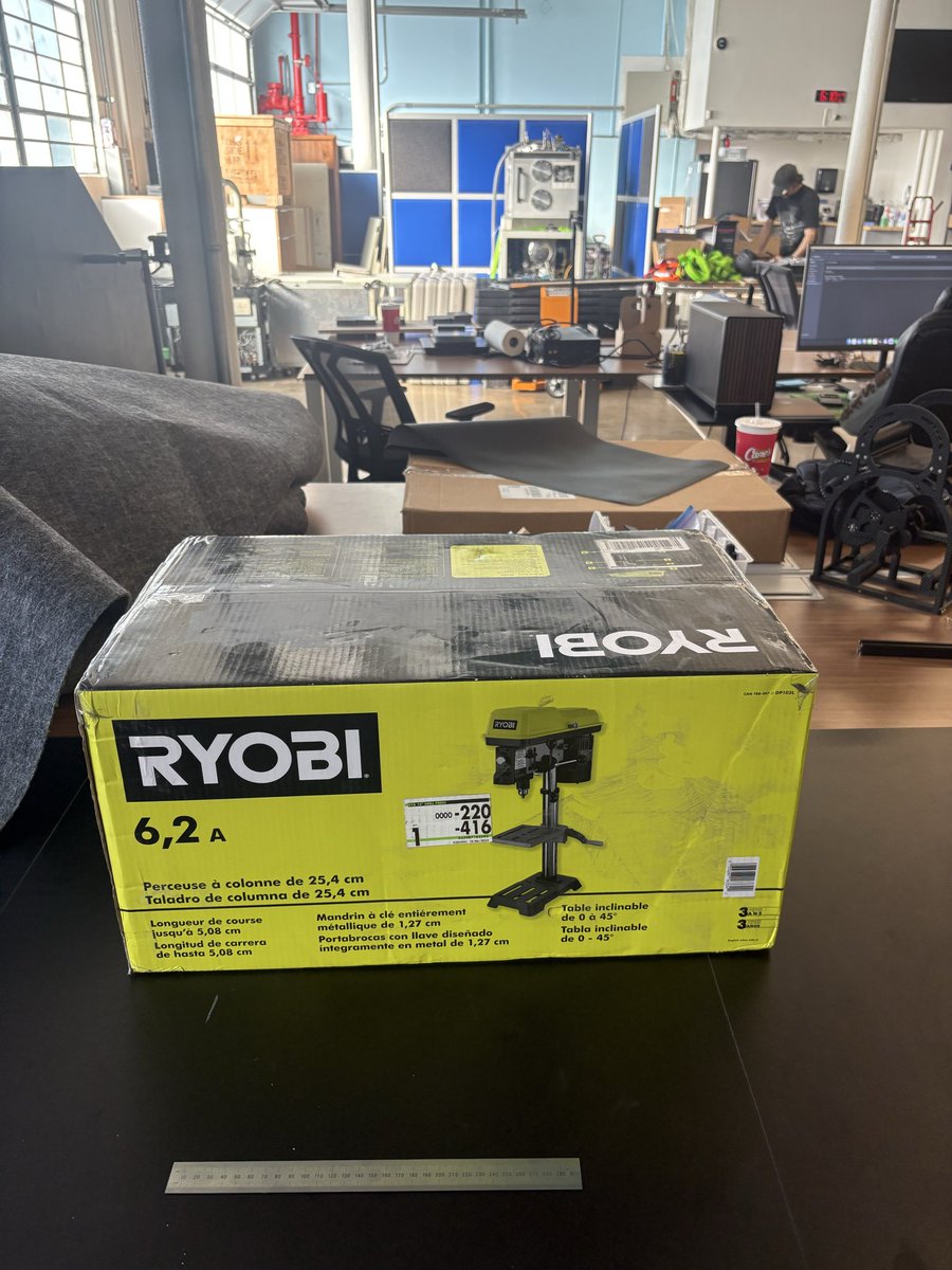 0xJirachi's tweet photo. did just doordash a drill press https://t.co/HeSKYjC5fn