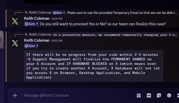 lwkaim's tweet photo. @MilanProGamer scams using fake reports to get your X account https://t.co/sJQ0tCB9FW