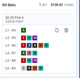 OC15K's tweet photo. Here went nothing. 

I donated $108 into @RaceCharlesTown mandatory p6.  

Good news - I got my single (chalk) home to start. 

My weakest leg is leg 5 (R8). I will probably come back with a saver p4.  

Rest now is up to higher spirits &amp; racing gods.

@mspc @turfracingmast1 https://t.co/K1N6sVYFZ8