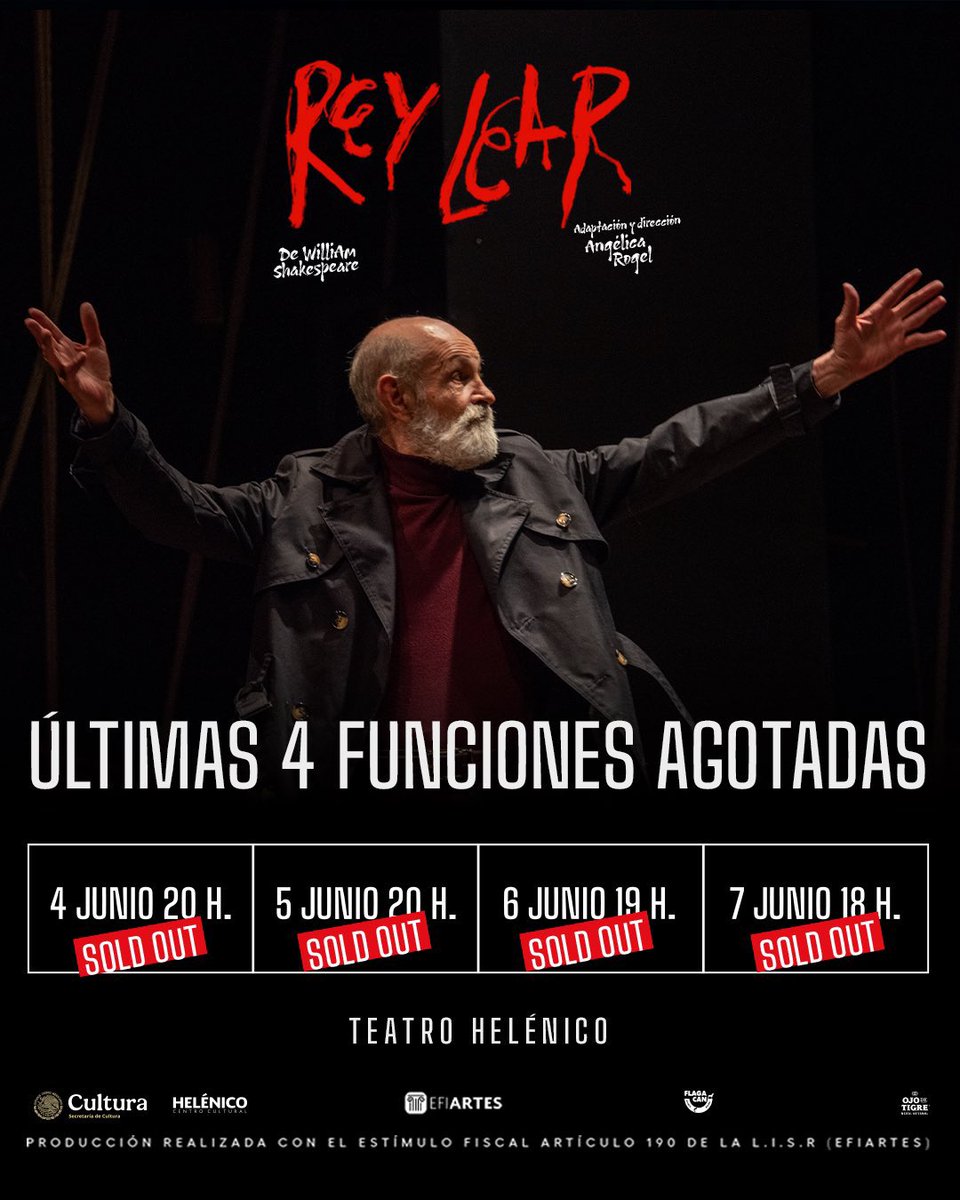 oscaruriel's tweet photo. ¡GRACIAS! @reylearteatro @Helenico . Nos vemos en septiembre. 🎭✨👑 https://t.co/r0GcNNhXo8