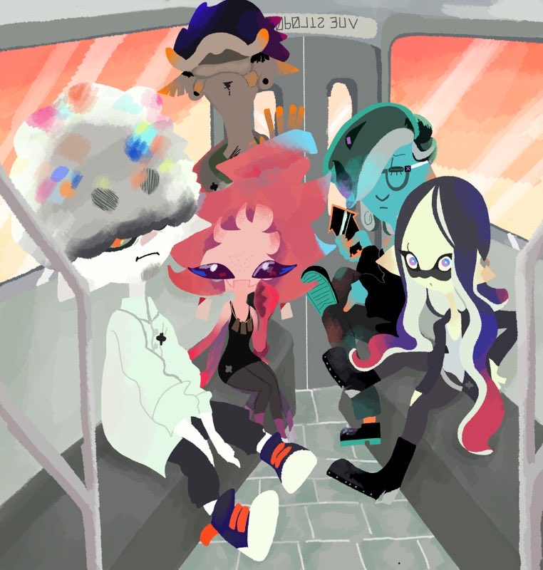 Vamp88889's tweet photo. [Old art Pt.2]  This is mostly 2023-2024 art as well (this is making me realize how I changed my artstyle a lot) 
#splatoonfanart #splatoon #offthehook #calliesplatoon #pearlsplatoon #marinasplatoon #taoblu #wetfloorsplatoon https://t.co/X9yE5uJNAN