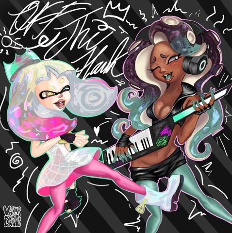 Vamp88889's tweet photo. [Old art Pt.2]  This is mostly 2023-2024 art as well (this is making me realize how I changed my artstyle a lot) 
#splatoonfanart #splatoon #offthehook #calliesplatoon #pearlsplatoon #marinasplatoon #taoblu #wetfloorsplatoon https://t.co/X9yE5uJNAN