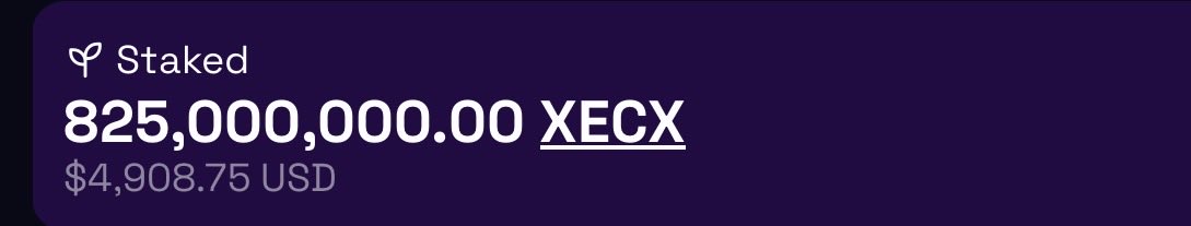 NonNobisDomine8's tweet photo. I’m not backing down!
My goal is 1B
ecash:native #XECX https://t.co/Z3NlZOCfYj