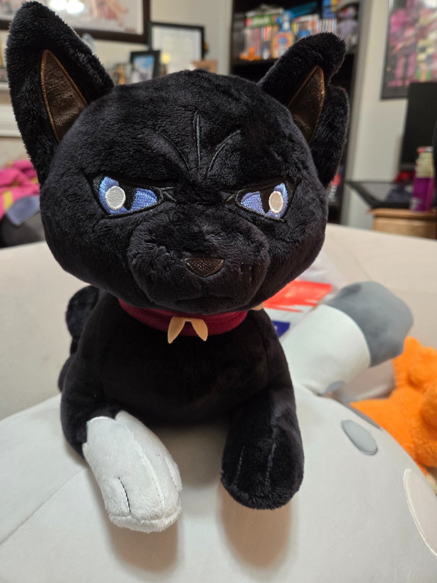 HunterStirling's tweet photo. Nabbed a Warrior Cats blind bag and got a big Scourge plushie! :D isn't he awesome?? https://t.co/9xmsXMybz2