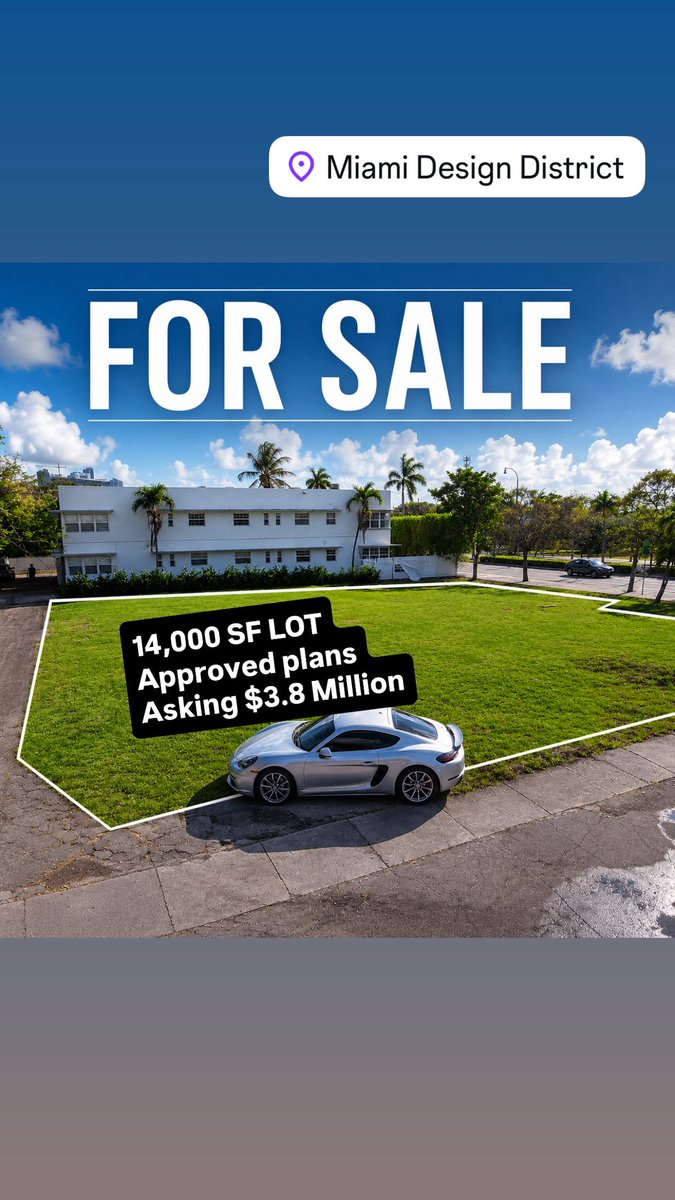 Mina_Taskiran's tweet photo. 🚨 Developers &amp; Builders 🚨

5215 Biscayne Blvd | Miami, FL

🏗️ 10 Luxury Townhomes Approved
✅ MiMo Approved
✅ ~23,000 SF
✅ Rooftop terraces, elevators &amp; garages

💰 Asking: $3.8M
📈 Sellout: $30M

Prime Miami location near Design District, Midtown, Wynwood &amp; Miami Beach. https://t.co/kqZ56Ifo91