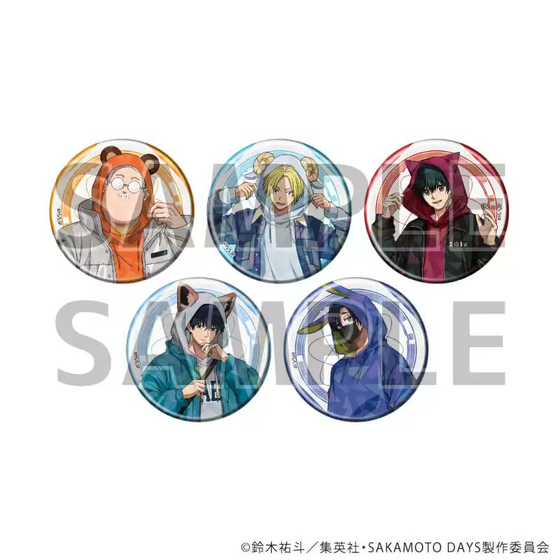特典付き先行通販は本日終了！！ ホログラム缶バッジ(57mm)「SAKAMOTO