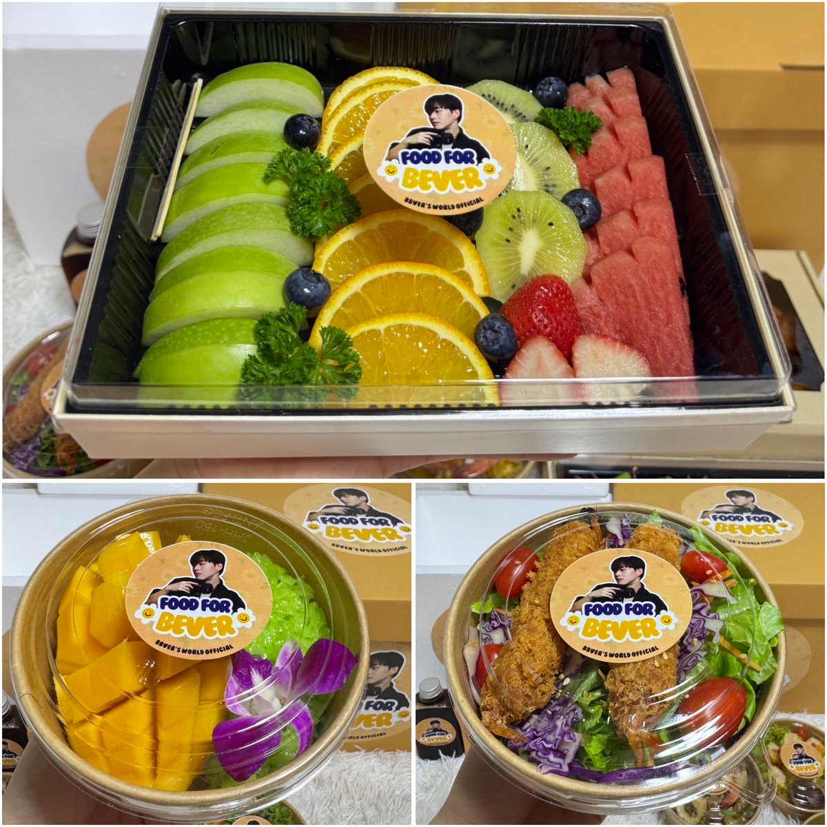 BBVERs_WORLD's tweet photo. 𓂃 ࣪˖ ִֶָ　FOOD SUPPORT TO BBVERPJ 𓂃 ࣪˖ ִֶָ　
ขอบคุณแฟนคลับทุกท่านที่ร่วมกันส่งฟู้ดซัพพอร์ตให้บีเวอร์นะคะ 🙏🏻🥰

Food Support for BEVER by
@ss_aallyy 
@EYENAMS 
@BverLuminaideCN 
@Variina1
@mymjinmine 

Enjoy eating naa 🫶🏼💕

— @bbverpj #bbverpj — https://t.co/mewMT4aIip