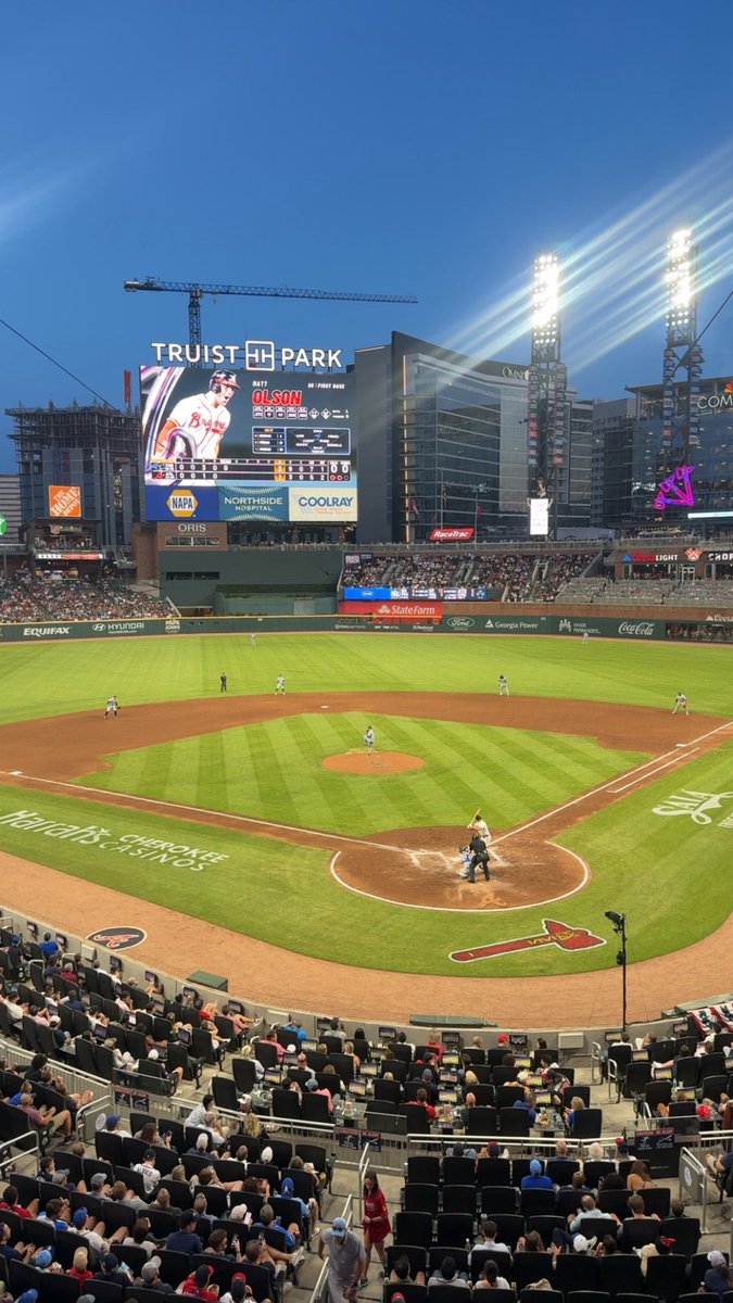 BonesInJones's tweet photo. Checking in from Truist if that’s ok #GoBraves https://t.co/bPuuYrZQbw