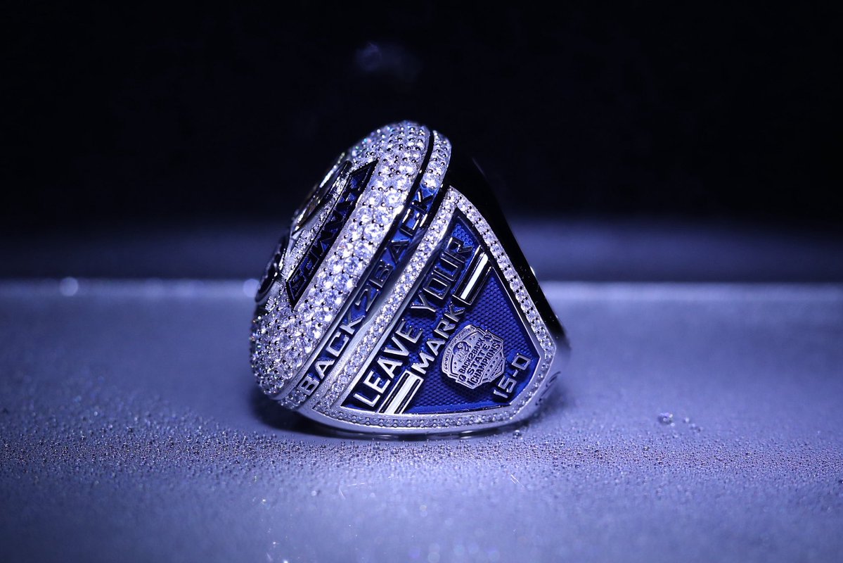 grimsleyfb's tweet photo. 💍💍 2025 7A State Championship rings are here! We had an amazing ring ceremony to celebrate the back to back state championships https://t.co/Pjuy9A9P8K