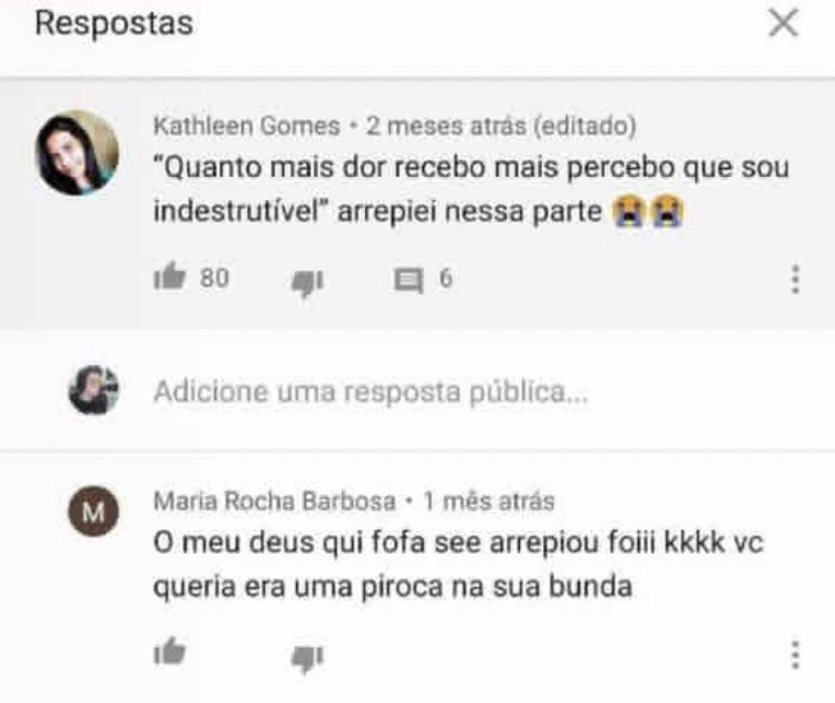 xvrmnn's tweet photo. essa resposta eh tao gratuita essa maria foi mto desgracada https://t.co/K5G1uibKyg