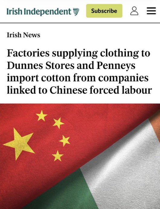 markofbrooklyn's tweet photo. @SocialRightsIRL You’re wearing clothes made by Muslim slave labor, selling aluminum to the Russian war machine, but this is your top priority? https://t.co/O1GcxbsB9c