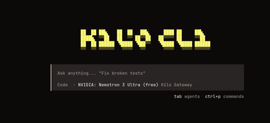 acabelt's tweet photo. Kilo Code VS Extension is already great... but the CLI... 😍 https://t.co/tWzY5YNvpP