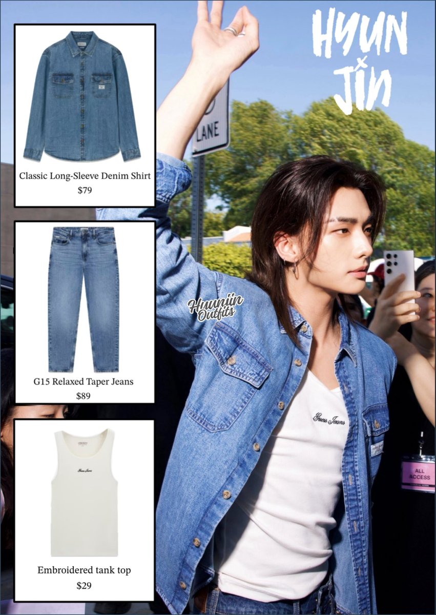 hyunefits's tweet photo. 260604 — HYUNJIN OOTD [LA GUESS pop-up ]

HYUNJIN AT GUESS JEANS 
#HYUNJIN_GUESSJeansMelrose https://t.co/XDMVtMfToh