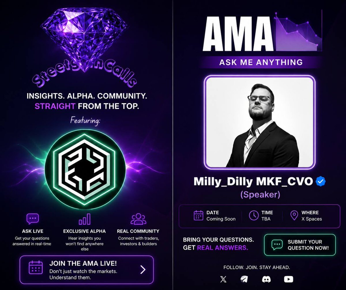 MasterKey_Fin's tweet photo. 🎙 AMA Alert! 🎙

Join us LIVE on Telegram tomorrow as we discuss the future of #MasterKeyFinance and the growing $MKF ecosystem.

📅 June 5, 2026
⏰ 7:00 PM UTC
📍 https://t.co/XYWA3tzFA6

🎙 Guest: @Milly_Dilly (MKF CVO)
🎙 Host: Dave (Whale) 🐋
🏆 $BNB Rewards Available

Come ask questions, learn about MKF, and connect with the community. DYOR and see what we’re building!

#MKF #CryptoAMA #BSC #BinanceSmartChain #CryptoCommunity #DeFi #Altcoins #TelegramAMA