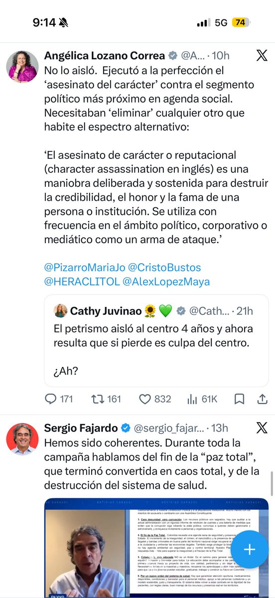 HugoBahamon1's tweet photo. @JaimeRomeroL Claro que no, porque mienten ya habían puesto en mármol que nunca intentarían una constituyente y mire ahora. Salieron negándolo y al ver la cantidad de pruebas y que les quitaba votos ahora si. Además no se puede comulgar con gente que hace estos actos contra políticos cts. https://t.co/gSOnteo6lm