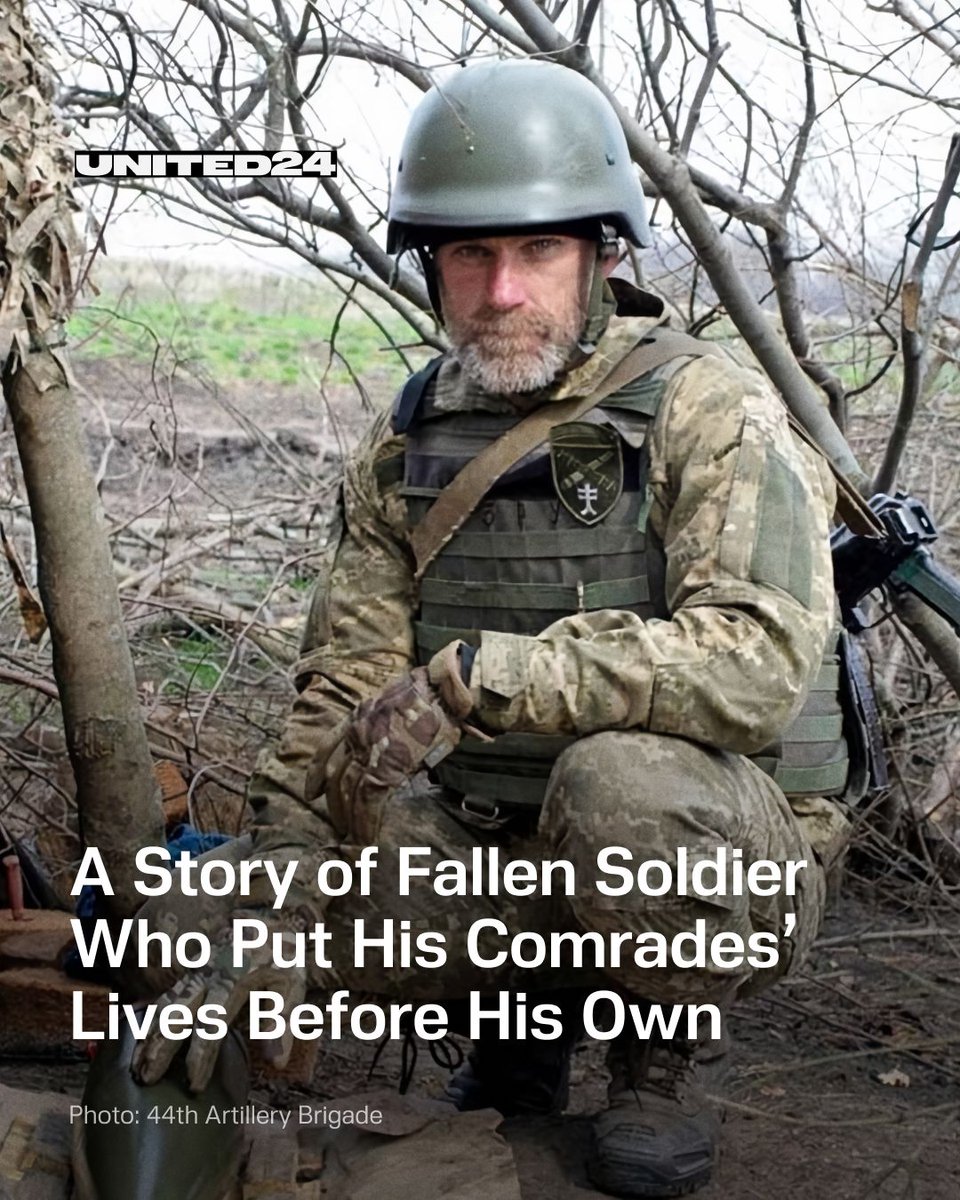 United24media's tweet photo. 💔 Mykola volunteered to defend Ukraine and gave his life for it.

This is his story.

🧵 1/9 https://t.co/uz4YlvSI8U