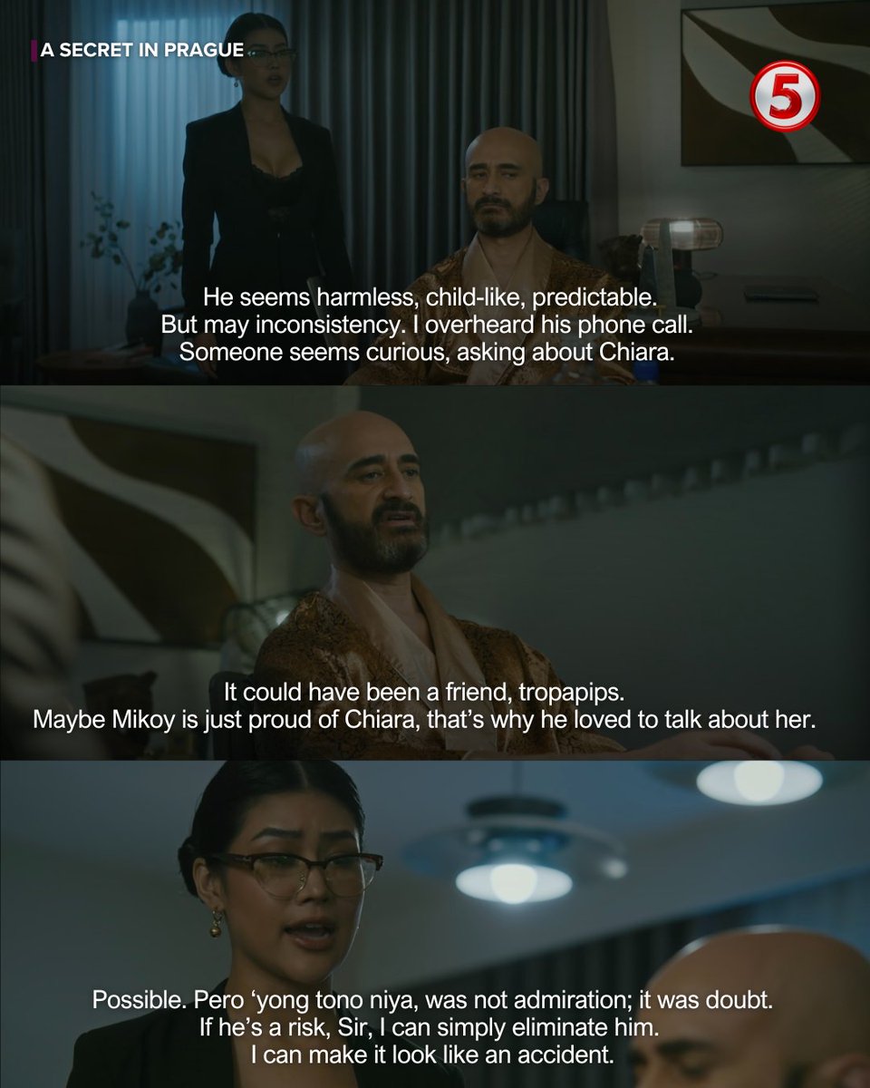 TV5manila's tweet photo. #SecretSnips | When you're Mikoy and the plot wants you dead every 3 episodes. ๐ญ
๐บ A Secret In Prague
Mondays to Fridays | 8PM
#ASecretInPragueTV5
#TodoMaxPrimetimeTV5 https://t.co/hIVHM8KYgj