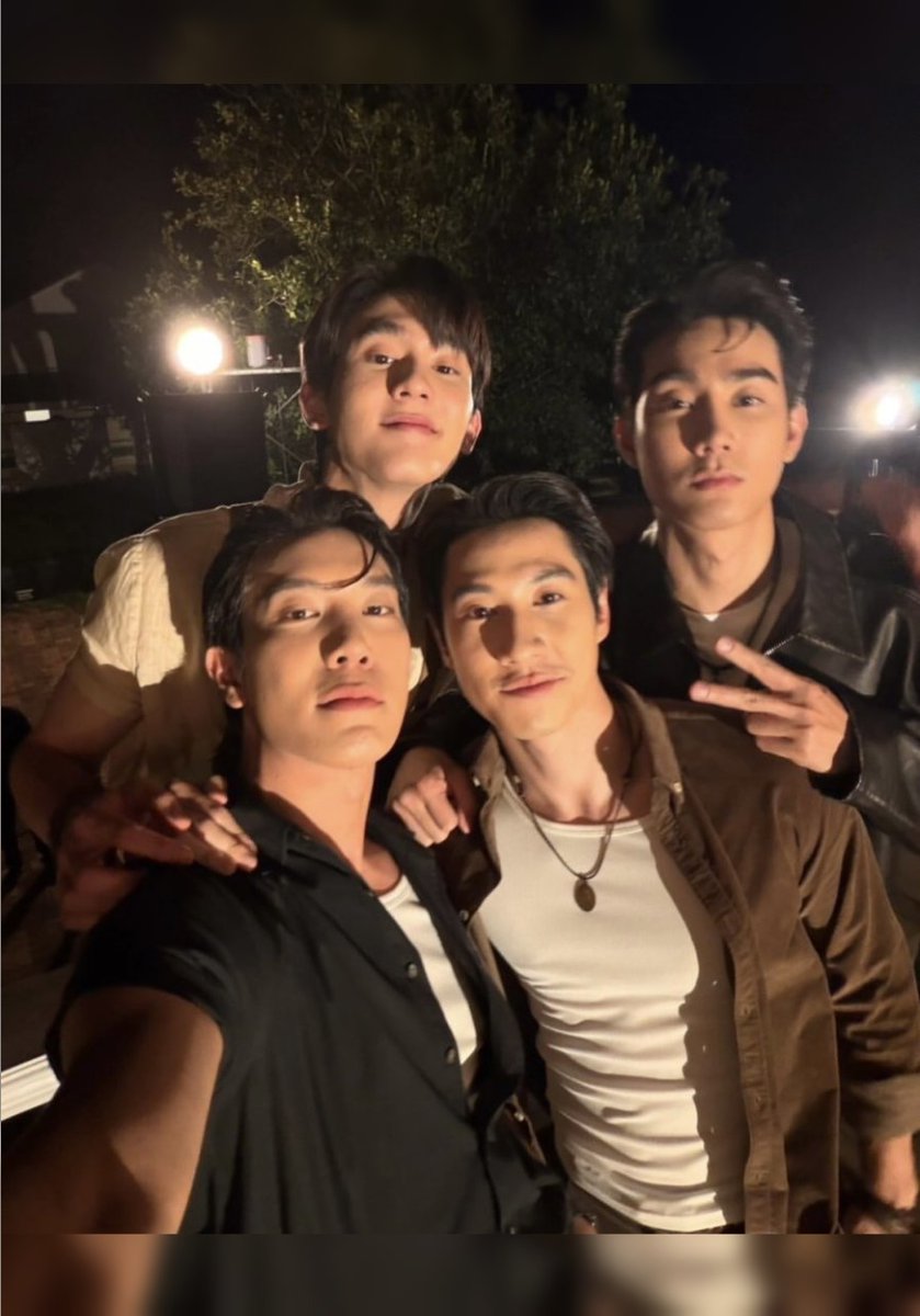 LasManasBl's tweet photo. El thriller “Lovers &amp; Gangsters” Adaptado de las novelas “Hong Sen Kao Yot” y “Seng Khluk Fun” de Rolisrose, ha empezado a filmarse  protagonizado por Force Jiratchapong, Book Kasidet, Great Sapol y Bright Rapheephong.

#LoversAndGangsters
#pride2026  #pridemonth2026 #loveislove https://t.co/jLN80WQcyz