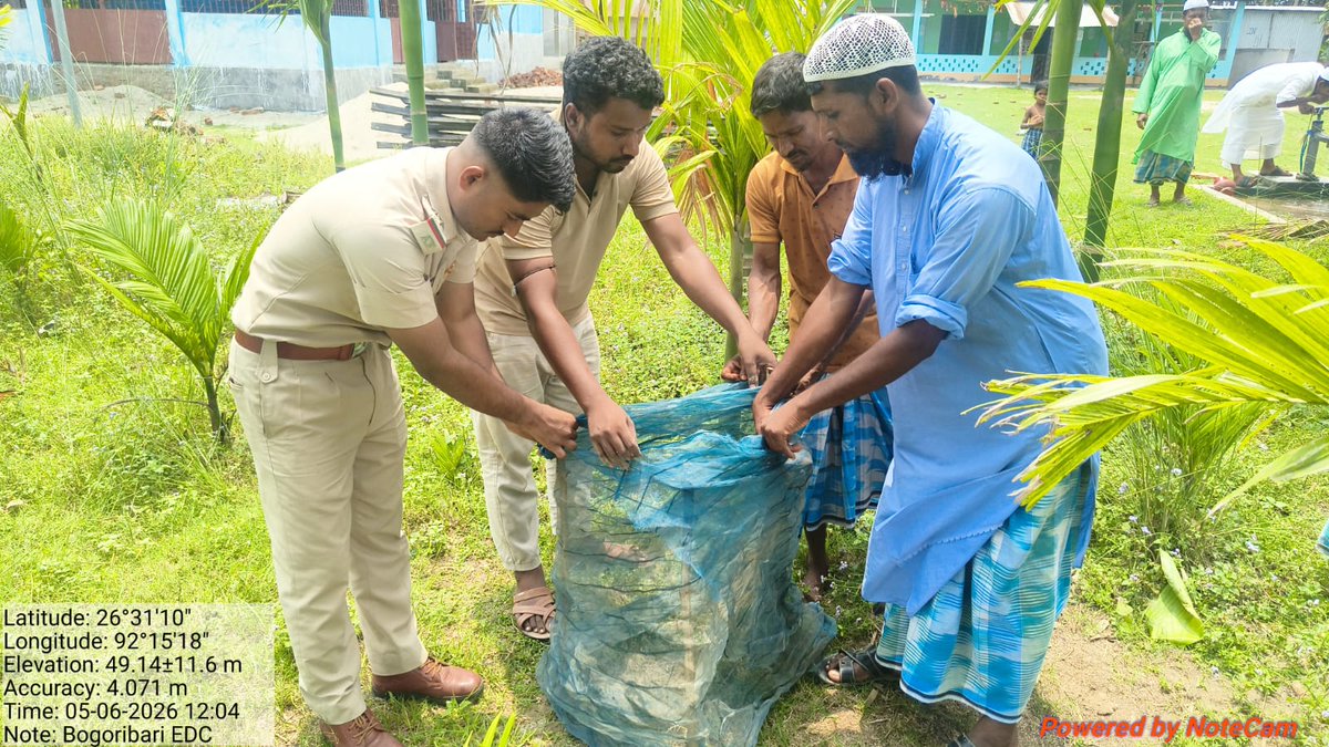OrangTiger's tweet photo. 🌿 Celebrating #WorldEnvironmentDay at Orang NP&amp;TR through the #EkPedMaaKeNaam campaign with the active participation of Bogoribari #EDC_members with commitment towards a greener future.
#NowForClimate
@moefcc
@ntca_india
@CMOfficeAssam
@assamforest
@pradipta_baruah https://t.co/ekCHD7lI1l