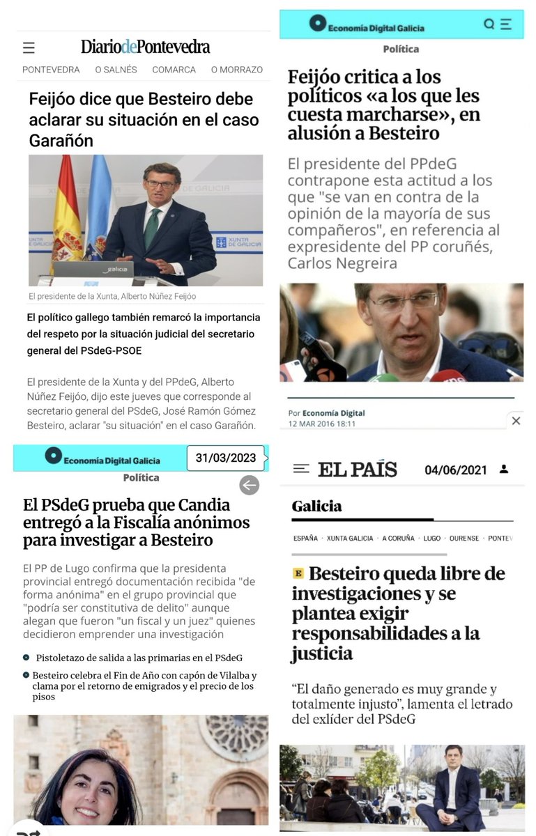 ConchiDelgado11's tweet photo. @iguardans Gómez Besteiro fue injustamente perseguido por  uno de los mayores fiascos judiciales de Galicia . 2015,  en los que Besteiro daba el paso, Elena Candia  del PP a la alcaldía de Lugo, entregó unos anónimos que acabó con la carrera de Besteiro.
Todo quedó en nada. https://t.co/m4LIPNPIMS