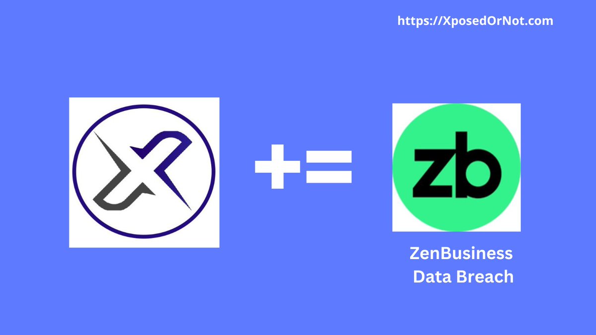 XposedOrNot's tweet photo. @XposedOrNot  += ZenBusiness Data Breach

The ZenBusiness #databreach occurred in March 2026 when the business formation and compliance platform was allegedly breached by the ShinyHunters group. Multiple terabytes of data were later released publicly, exposing approximately 12M unique email addresses and associated CRM information.