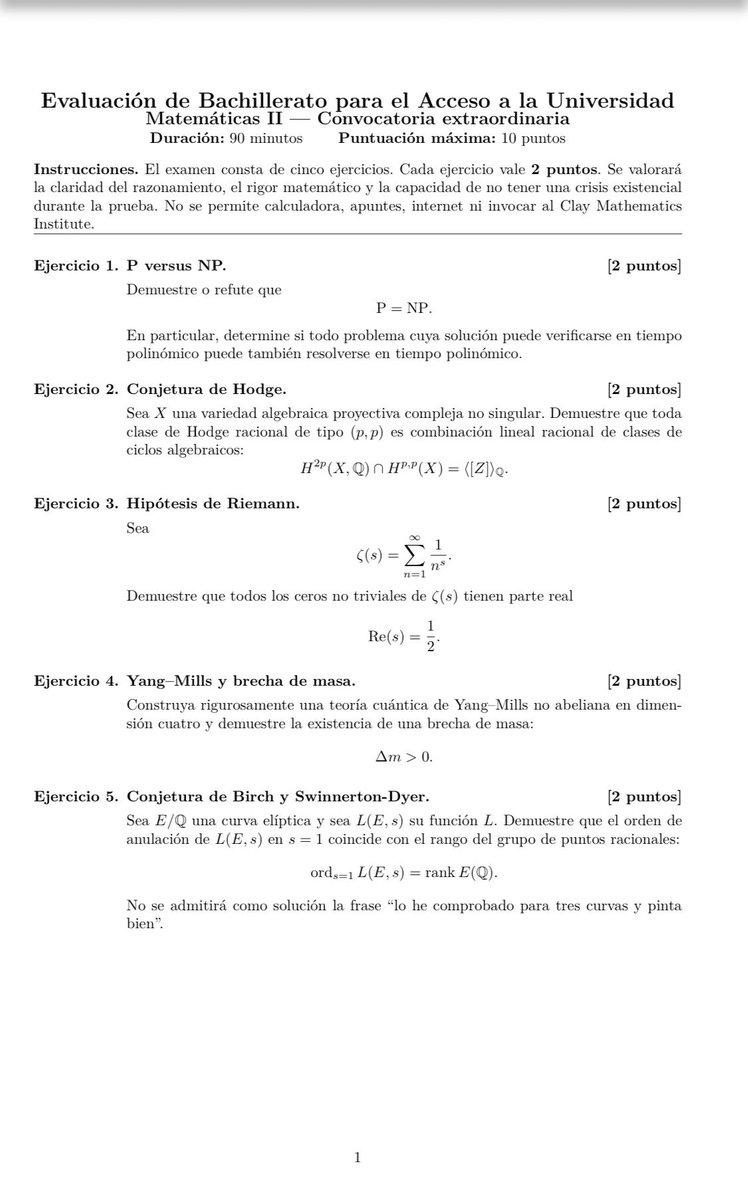SpanishKuzya's tweet photo. La generación de cristal. En mi quinta, este fue el examen de mates y saqué un 10. Incluso el más paquete sacó un 5. Que no me vengan ahora los niñatos de hoy a llorarme porque su examen era difícil. https://t.co/pBf4AM8RCk