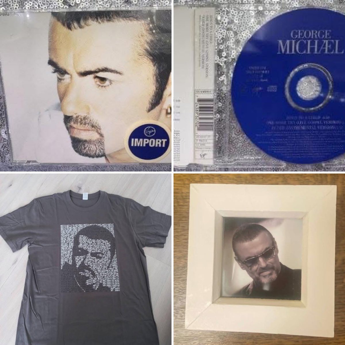 LoveliesHelp's tweet photo. Saturday’s three magic items have dropped. They make Lovelies happy and turn into charity in memory of George Michael 💘

@GeorgeMOfficial https://t.co/ZPELxaWmTu