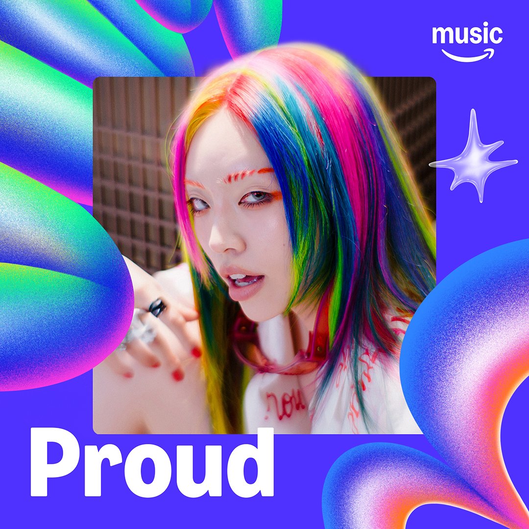 amazonmusicjp's tweet photo. ˗ˏˋ 6月は #プライド月間🏳️‍🌈 ˊˎ˗

多様なコミュニティを祝福するプレイリスト「PROUD」公開中🌈
🎧https://t.co/QHVeTORJoN

カバーを飾るのは #ちゃんみな💋
個性豊かなアーティスト達の楽曲を、Amazon Musicで聴いてね🎵

ステッカー配布の詳細はスレッドへ👇
@chanmina1014 @chanmina_staff https://t.co/VyytuuBquS