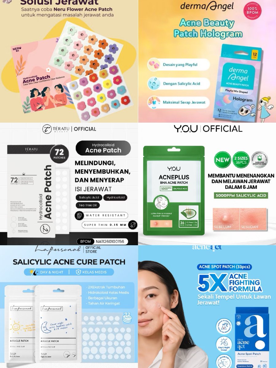 fblorist's tweet photo. Rekomendasi Acne Patch

- a thread ✨

stiker sticker penutup jerawat cute acne pimple patch hydrocolloid salicylic acid https://t.co/08tVXLIjfc
