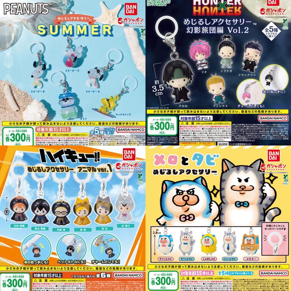 6月3週発売めじるしアクセサリーは7種類です！！ この週やばそう
