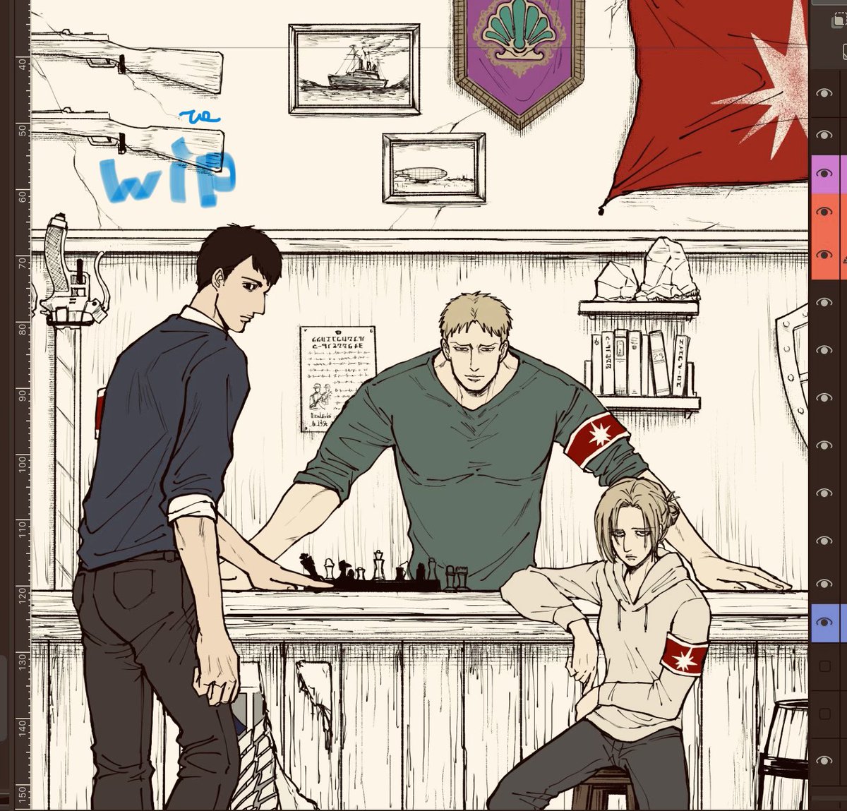 sawayakanicegu1's tweet photo. 武器屋さんwip https://t.co/e1IMfkZ2wq