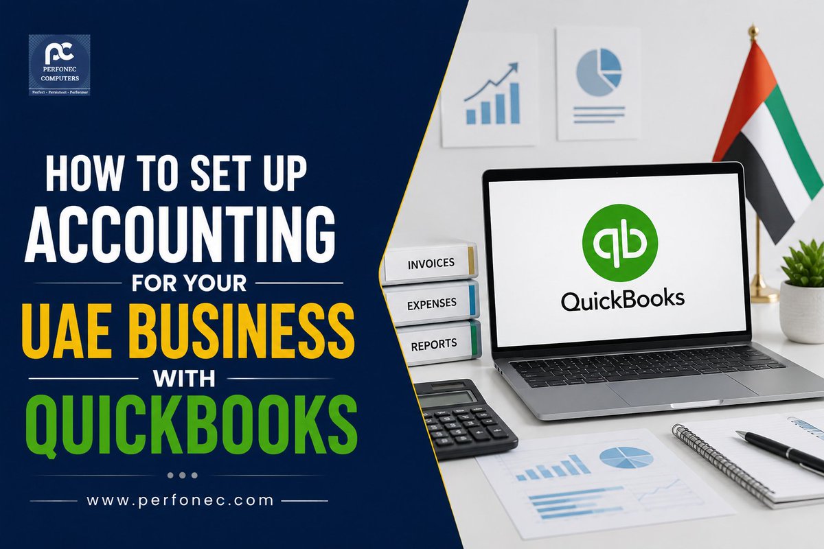 perfonec's tweet photo. Setting up accounting for your UAE business?

✅ Organize records before hiring an accountant
✅ Monthly reviews are the minimum — not quarterly

QuickBooks on UAE cloud from AED 1,600/year

Free consultation → https://t.co/dA3pJinJmR

#QuickBooksUAE #UAEBusiness #DubaiSME https://t.co/T9n5bnOhCq