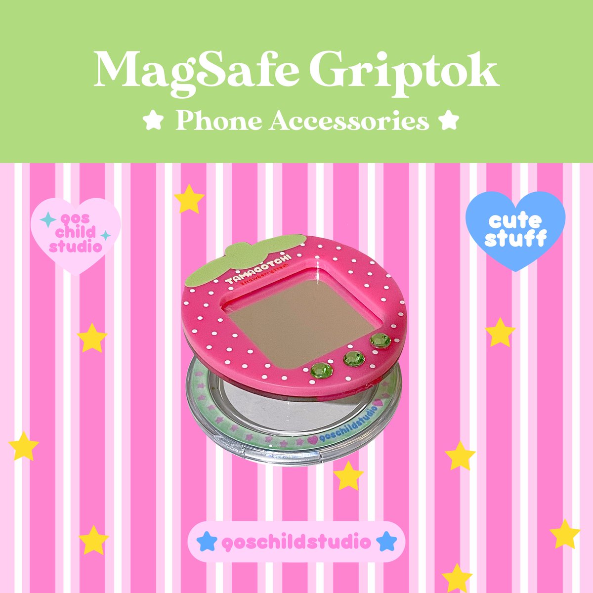 90schildstudio's tweet photo. MagSafe Griptok รุ่นนี้เลย!🌟 น่ารักทุกลาย ทุกสี ลายใหม่เจอกันเร็วๆนี้นะคะ🫶🏻💖 https://t.co/OLZXg6bfwB