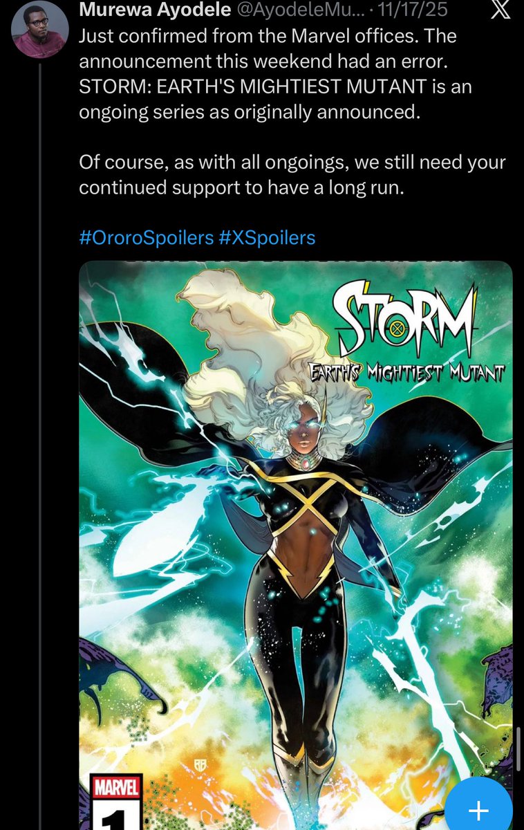 Detect1veMarvel's tweet photo. @tomas_430372 @butterflykyss @samuli47 When the solicitation came out with the 1 of 5 we asked about it and the writer got back to us and stated it was an error. The entire time it was just seen as error and still an ongoing until they changed after the comic released. https://t.co/5CFJGuqdlK