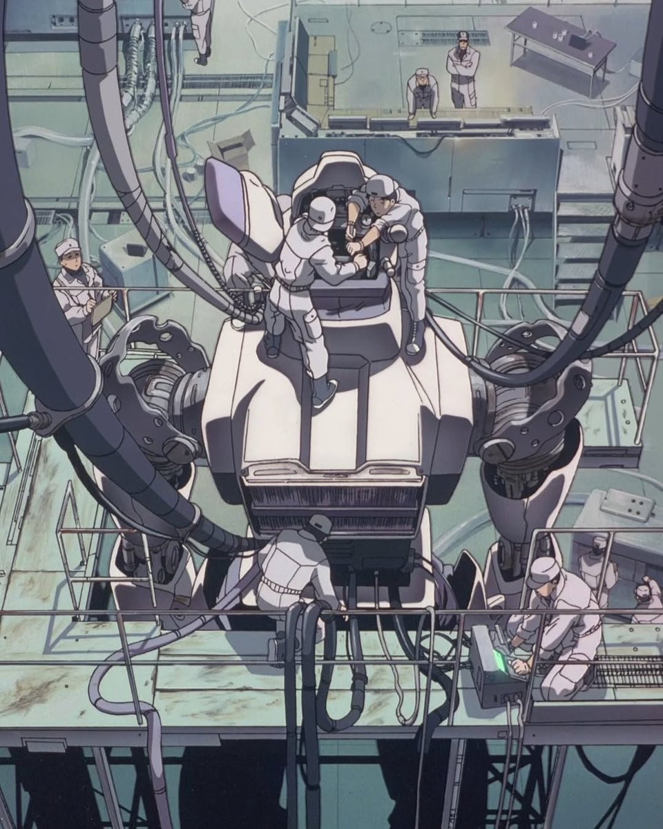retro_anime's tweet photo. Patlabor 2: The Movie (1993) https://t.co/X9AIxwrKUn
