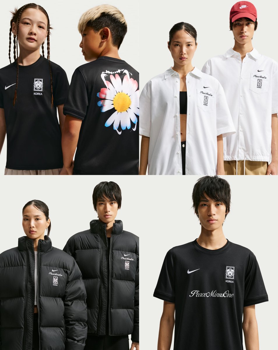 JustFreshKicks's tweet photo. PEACEMINUSONE x Nike South Korea Collection for the World Cup ⚽️🇰🇷 https://t.co/3gywJNtgVI