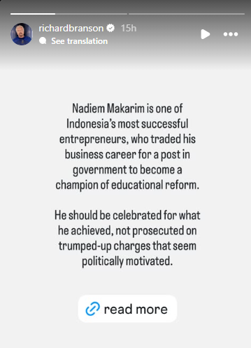 MurtadhaOne1's tweet photo. MEMALUKAN

Sampe Richard Branson komen gini https://t.co/PbzY4R2XBo
