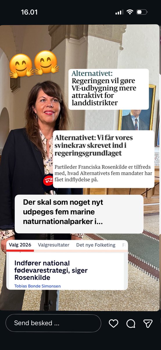 MathiasHK_'s tweet photo. Tror slet ikke folk forstår, hvor mange politiske sejre @alternativet_ har fået med i regeringsgrundlaget. Fsndme godt arbejde af @TorstenGejl og @FranciskaRosenk💚💪🐷🌊🌳🫛🍎💧 #dkpol https://t.co/fxh7zOE3HV
