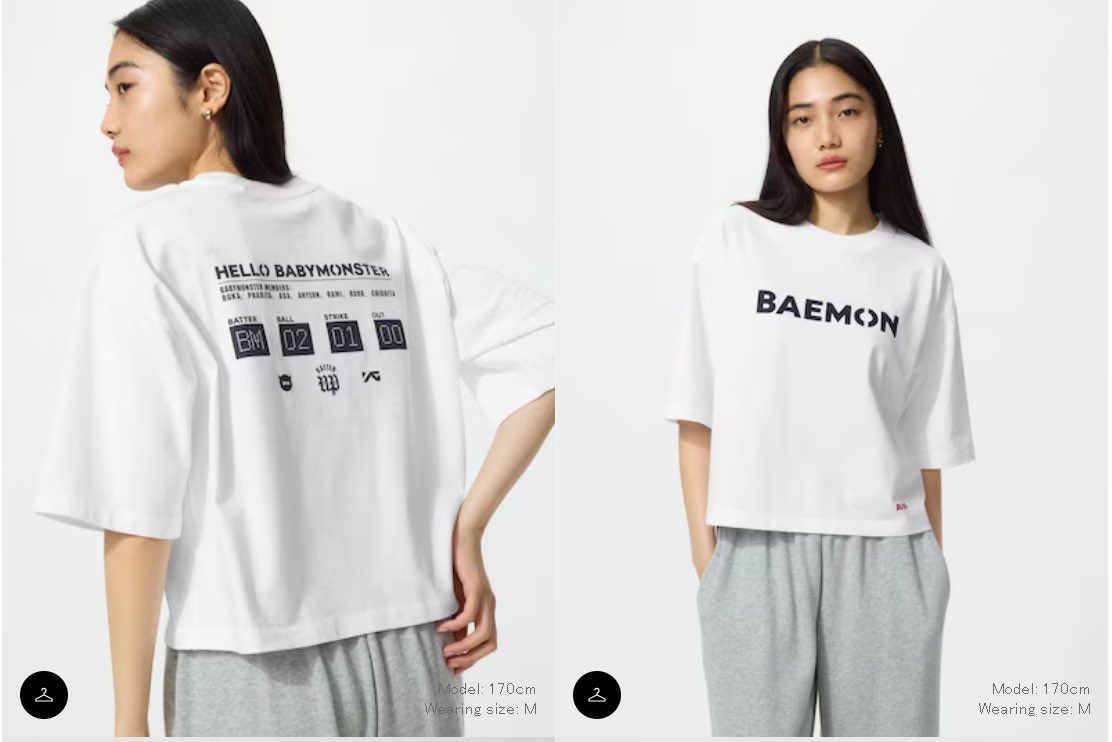 FanstasticK's tweet photo. Ini ada model collab Uniqlo sama Baby Monster, tapi sisa size gede aja. Kalo mau langsung cuss info aja ya ^^

#babymonster #baemon https://t.co/lxqP6vOYua