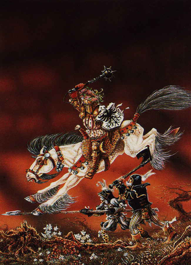 Einarbaldvii's tweet photo. Art by John Blanche. https://t.co/IalRy4eCDE