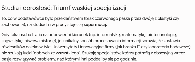 robbo2kPL's tweet photo. @FinansowyUmysl AI twierdzi ze korelacja jest słaba bo studia i praca to wiedza bardzo wąska.  Przykładowo połowa IT to ludzie z Aspergerem a co nie maja żadnych szans na czerwony pasek co jest wynikiem ich "osobowości"  sa doskonali w wąskim zakresie. https://t.co/baHiamiuhN