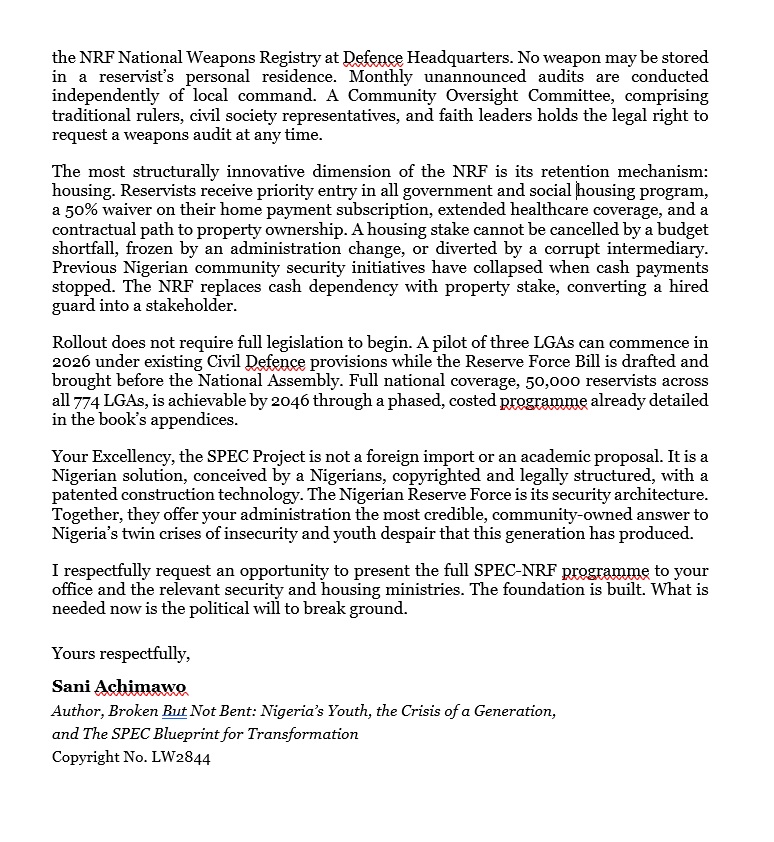 sani_emman42950's tweet photo. @SPNigeria @ngrspeakerabbas @officialABAT A community-based security framework to support existing agencies, create jobs, and strengthen local intelligence. Nigeria cannot afford silence.

#WeMove #YasukeProject #SPECProject https://t.co/W6VR5MazAT