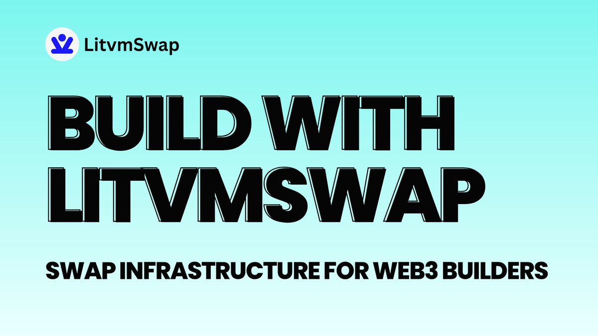 LitVMSwap's tweet photo. We are building on @Litecoin and @LitecoinVM, leveraging a cryptographically secured hard-money base layer extended into Web3 through zero-knowledge (ZK) infrastructure. 

We are expanding that vision with LitvmSwap designed for businesses, DEXs, and developers building next-generation onchain products.

LitvmSwap API & Infrastructure
We provide:

• Swap API integration
• Security-first architecture
• Dedicated technical support
• Plug-and-play swap interface for any application

Why LitvmSwap API?
• Free to integrate
• Revenue-sharing built in
• Already adopted by active ecosystem projects

Revenue Model
• Default: 0.1% revenue share to integrators (customizable up to 5%)
• Protocol fee: 0.05%

Check here - https://t.co/93Fl9t2d6X

Why does it matter for users & builders ? 
LitvmSwap is deeply integrated into the LitecoinVM liquidity layer.

• Aggregates liquidity across the ecosystem, 
• Advanced routing engine ensures optimal price execution
• Consistently delivers best-in-class swap rates at low cost

Compared to fragmented liquidity and higher slippage across isolated DEXs, LitvmSwap improves execution quality while reducing cost friction for end users.

For integrators, this means:
• Better user experience inside your app
• Competitive pricing without building liquidity from scratch
• Additional revenue stream from swap flow

Liquidity providers also benefit from deeper routing demand and increased volume flow across integrated applications.

Build with LitvmSwap 💙🤍