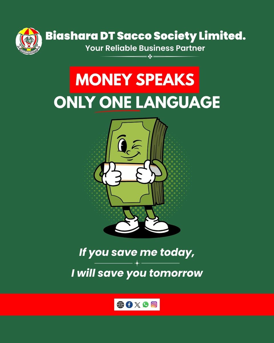 Biashara_Sacco's tweet photo. Money Language✨️
#happyfri̇day #financialtip https://t.co/1QJM0BaGXX