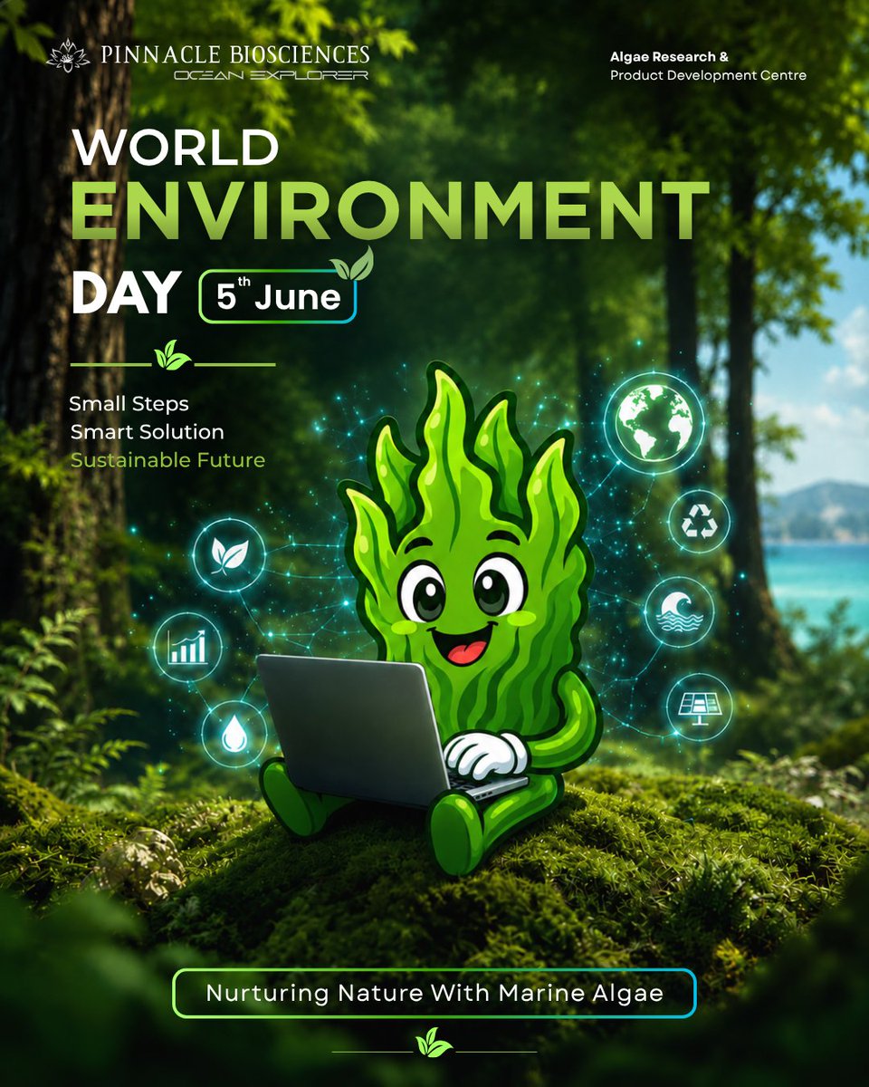 PinnacleB96752's tweet photo. 🌿 Happy World Environment Day!

Small steps today can create a greener tomorrow. 
Let's protect nature and build a sustainable future together. 🌎💚
#WorldEnvironmentDay #Sustainability #PinnacleBiosciences https://t.co/QqCx2skGpC