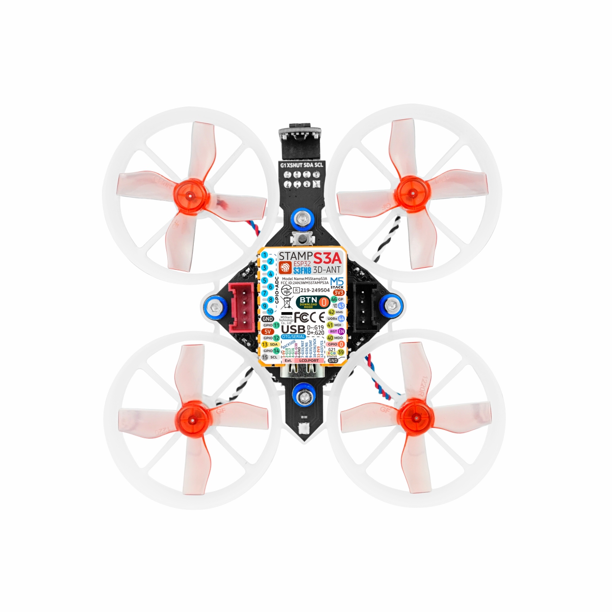 M5Stack's tweet photo. #M5StackNew 🎉 StampFly v1.1
StampFly v1.1 is a programmable open-source quadcopter kit. As an iterative upgrade to the StampFly series, its core improvement lies in upgrading the main control module from the Stamp-S3 to the more powerful Stamp-S3A.
✅BMP280 atmospheric pressure detection
✅VL53L3 distance sensor for altitude hold and obstacle avoidance
✅6-axis attitude sensor, 3-axis magnetometer for direction detection
✅300mAh high-voltage power battery, Current and voltage detection
🛒 Get Yours:
Shopify: https://t.co/7jST6RlN9s
#M5Stack #M5StackNew #IoT #Drone #OpenSourceHardware #STEM #FlightControl #EmbeddedSystems #ESPNow